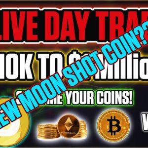 NEW COIN SPONSORED??? ???? $10K to $1Million | Week 6 ???? LIVE DAY TRADING!