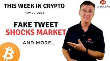 🔴 Fake Tweet Shocks Market | This Week in Crypto – Nov 20, 2023