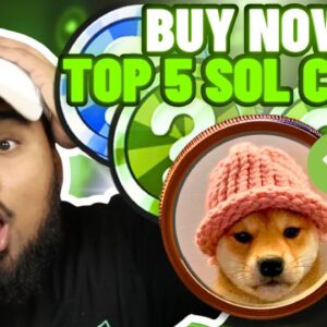 THESE 5 BEST SOLANA MEME COINS ARE ABOUT TO PUMP!!! BUY NOW!?
