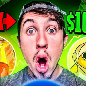 3 MEME COINS I'm Buying and Holding FOR 10X RETURNS?!?! FLIP $10K TO $100K?!