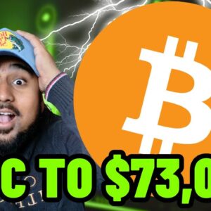 BTC TO $73K!? Buy Bitcoin Before the pump! Bitcoin Price Prediction
