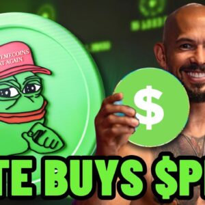 Pepe Coin and Andrew Tate Collab?! Is Tate Loading Up on $Pepe?!