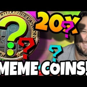 Meme Coins Will Lead The Next Bull Market Rally! Here Are My Top Meme Coin Picks!