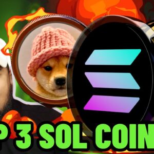 TOP 3 SOLANA MEME COINS TO BUY TODAY **100X Meme Coin Opportunities!!**