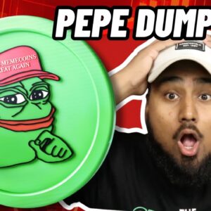 PEPE COIN IS DUMPING... (SELL PEPE NOW?!) WHALES DUMP PEPE COIN