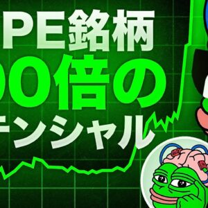 PEPE関連銘柄が2300万ドル調達！？100倍銘柄ここにあり！？？