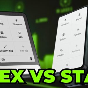 Ledger Stax vs Ledger Flex - Which Crypto Hardware wallet is better?!