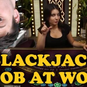 🎩 WITNESS THE BLACKJACK NOOB AT WORK! 🎩 AT LEAST WE HAD FUN! 😂