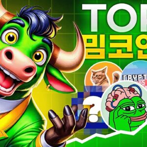 지금 주목할만한 밈코인 TOP5?!