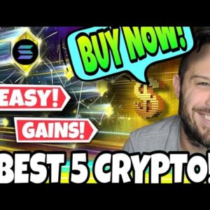 Best Crypto To Buy Now And Hold Into 2025! These Are My Top 5 Cryptos To Buy Now!