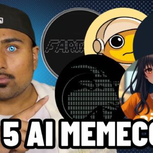 TOP 5 AI MEME COINS TO POTENTIALLY 50X YOUR MONEY!!