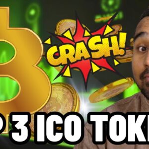 These Are The Top 3 ICO Tokens To Take Advantage Of The CRYPTO CRASH!!! (memecoins to buy now!!)