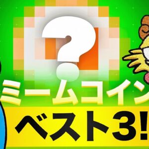 ミームコイン3選をご紹介！10銘柄を探し出せ！！