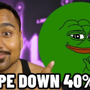 PEPE PRICE DOWN 40% FROM ATH! SHOULD YOU BUY THE $PEPE DIP?!