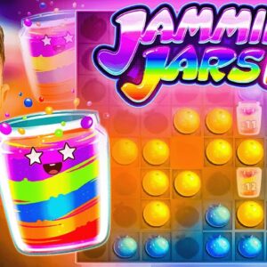 🍓 JAMMIN JARS EPIC SLOT WIN!! - More Jam